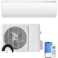 AC Mini Split Hersense 12000 BTU 115V 20 SEER2, Bersertifikasi AHRI, Layak untuk Kredit Pajak Pompa Panas, WiFi Alexa Smart Inverter 60Hz