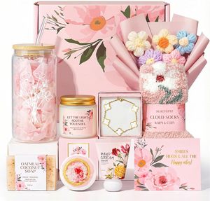 KAMI 9 pièces Cadeaux Fête des Mères Rose Regalo Para Mujer Bougies Parfumées à la Rose Uniques 100% Soja Naturelle Faites à la Main Pour Elle Maman Sœur Épouse - Product Image 1