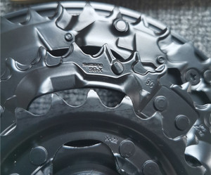 Pédalier de vélo Shimano FC-TX801 pour route et VTT, pédalier de vélo, 44-32-22T, 8 vitesses, pédalier avec roue libre à dents - Product Image 4