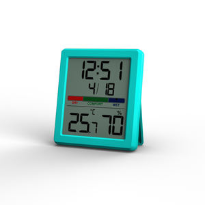 Termohigrómetro digital portátil Medidor de temperatura y humedad interior Alta precisión con cualquier construcción de plástico de color - Product Image 2