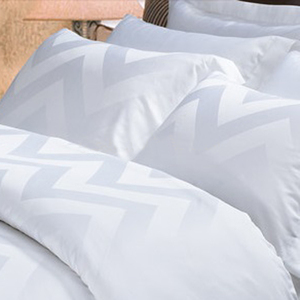 Hotel Lino Jacquard Satén King Size Liso Blanco <span class=keywords><strong>5</strong></span> Estrellas 100 Algodón Juego de cama de hotel 100% en Guangzhou - Product Image 6