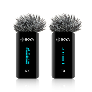 BOYA BY-XM6 Sans Fil Micro-cravate Sans Fil Revers Mic pour IPhone Android Caméra Enseignants Enregistrement Live Stream Entrevue - Product Image 1