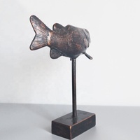 Grandes sculptures de poisson en métal Sculpture de poisson en laiton Sculpture de poisson en bronze à vendre