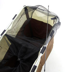 Cesto para Ropa Sucia Oxford, Bolsa de Lavandería Plegable con 2 Secciones y Marco de Aluminio - Product Image 4