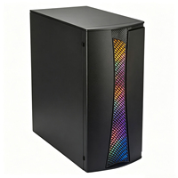 Çok Satan ATX M ATX ITX Masaüstü Kasa 7 PCI Yuvası 2 HDD 3 SSD RGB Ön Panel Ofis Oyun Bilgisayarı Yapımı PC Kasası
