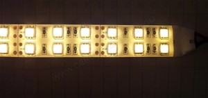 ไฟแถบ LED ความสว่างสูง แถวคู่ ความหนาแน่นสูง 12v Ip65 แสงสีขาวอบอุ่น - Product Image 2