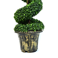 Grand Bonsaï Artificiel d'Intérieur en Plastique Arbres à Fleurs Design Vert Maison Noël Graduation Nouvel An Options de Vente en Gros