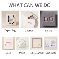 Caja de Joyería de Cartón Rígido de Lujo con Forro de Satén, Logotipo Personalizado con Estampado en Caliente, Empaque para Joyería de Diseñador