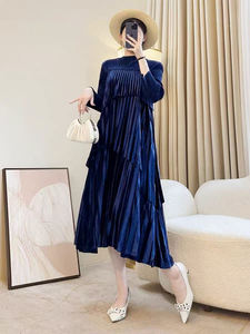 คอตั้งแบบมิดิเอไลน์ประดับลูกปัดสำหรับ2025ผู้สูงอายุ<span class=keywords><strong>วัย</strong></span><span class=keywords><strong>กลาง</strong></span><span class=keywords><strong>คน</strong></span>ภรรยารวยระดับไฮเอนด์สำหรับฤดูใบไม้ร่วง - Product Image 5