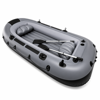 Bateau pneumatique professionnel en PVC léger, durable, élégant et portable pour sports nautiques, pour 4 à 6 personnes, vente en gros