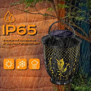 Lámpara Solar de Jardín Yu Yiyuan, IP65 Impermeable, Linterna LED con Forma de Grulla, Luz Decorativa para Exteriores y Patios - Product Image 1