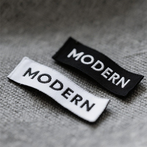 Custom Woven Label Clothing Labels Brand <strong>Name</strong> Woven Garment Labels <strong>Tags</strong> for Clothing - Product Image 2