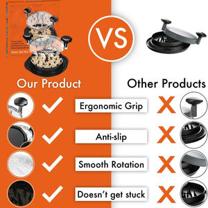 Déchiqueteur de poulet portable en plastique transparent, gadgets de cuisine, outils, déchiqueteur manuel de viande de poulet rond avec couvercle transparent - Product Image 4