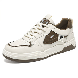 Baskets décontractées pour hommes 2025 – Chaussures de skate blanches respirantes et tendance pour étudiants avec fermeture à lacets - Product Image 5