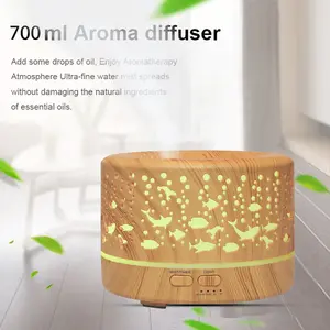 Wholesales 700ml Aromatherapy आवश्यक तेल विसारक Humidifier बड़े क्षमता आधुनिक अल्ट्रासोनिक सुगंध डिफ्यूज़र