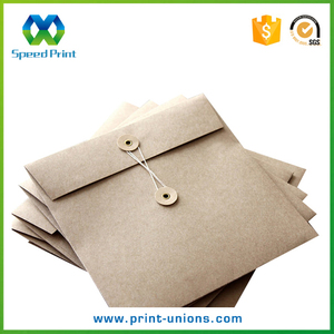 Enveloppe personnalisée de taille A5 A4 avec oeillet et corde pour <span class=keywords><strong>photos</strong></span>/emballage de dossiers papier à utiliser avec logo d'entreprise - Product Image 3