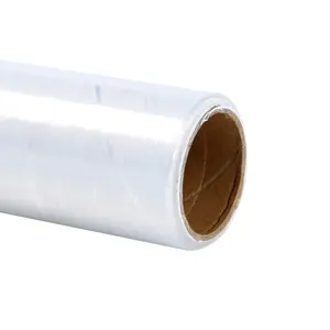 30 cmx60m 10 micron di spessore trasparente jumbo roll bpa free a buon mercato cina industriale custom pellicola trasparente pellicola per alimenti involucro con certificazione