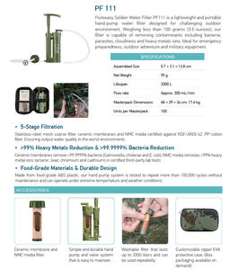 Filtre à eau portable, pour urgence - Product Image 6