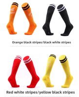 Chaussettes de football professionnelles, au-dessus du genou, semelle épaissie en tissu éponge et antidérapantes | Unisexe pour adultes et jeunes, compétition/entraînement