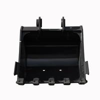 Godet de terrassement robuste 1,1-1,3 m³ en acier Q355B, résistant à l'usure NM400, 5 dents, pour excavatrice 24-25 tonnes, attache pour mines et carrières, garantie 1 an