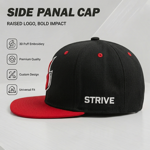 Gorra Snapback OEM ODM Personalizada con Bordado 3D en Relieve, Visera Plana, Ajustada para Equipos Deportivos y Ropa Urbana, Unisex para Exteriores - Product Image 3