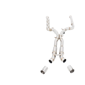 Cho BMW M2 G87 hệ thống ống xả với 89mm 304 thép không <span class=keywords><strong>g</strong></span>ỉ Muffler catback điều kiện mới cho s58b30a 3.0T - Product Image 6