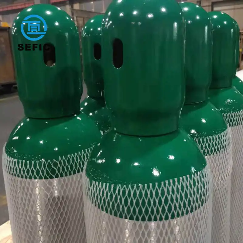 1L 2L 3L 4L 5L 6L 7L 8L 9L 10L 15L 18L ISO7866 Aluminum Medical Gas Tank Oxygen Cylinder TPED/PED