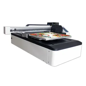 A3 A4 UV Printer 6090UV Flatbed Printer DX5/DX7/XP600/4720 Print Head UV Printer dengan Putih tinta dan Pernis