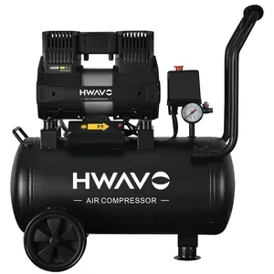 Hochdruck 8 bar kleiner leiser luftkompressor industrieller ölfreier mini-luftpumpenkompressor mit 30 l 50 l 100 l tank