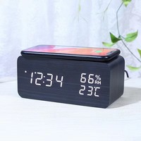 Explosive Modelle Stumm schaltung Leuchtende LED Elektronische Geschenk feuchtigkeit und Temperatur Wecker für Schlafzimmer Verwendung für zu Hause