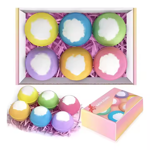 Cadeaux <span class=keywords><strong>de</strong></span> la Saint-Valentin en marque privée, bombes <span class=keywords><strong>de</strong></span> bain moussantes artisanales aux huiles essentielles naturelles pour femmes et enfants - Product Image 1