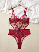 Vente chaude d'usine : Lingerie sexy pour femmes raffinées, ensembles exotiques brodés style féerique, tenues en dentelle sensuelles et de fantaisie, ensemble de lingerie ouvert sur le devant