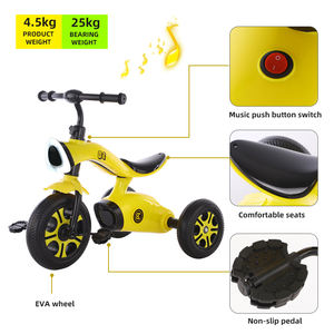 Bicicleta Peca Triciclo Infantil <span class=keywords><strong>Nina</strong></span> De Passeio Pra Empurrar 4 Anos Feminina Forma Ninosaurio - Product Image 6