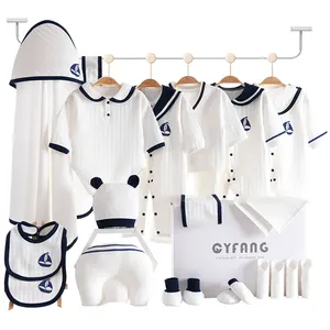 20Pcs Newborn Baby Clothes Set Infant Clothing Sets 100% Cotton Boys Girls Set Gift Clothes 0-6m Baby Clothes