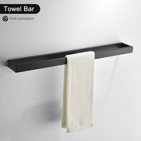 Ensemble de quincaillerie de salle de bain Homedee en acier inoxydable brossé doré, 5 pièces, barre porte-serviettes de 23,6 pouces, fixation murale, durable, moderne