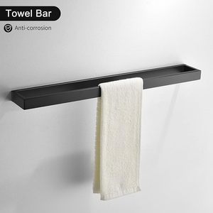 Ensemble de quincaillerie de salle de bain <span class=keywords><strong>Homedee</strong></span> en acier inoxydable doré brossé, 5 pièces, barre porte-serviettes et support mural de 23,6 pouces, durable et moderne - Product Image 4