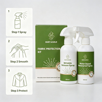 Kit de Protection Anti-Plis et Imperméabilisant en Gros pour Vêtements Sans Repassage – Spray Anti-Plis et Imperméabilisant pour le Soin des Textiles en Coton et Lin Mélangés