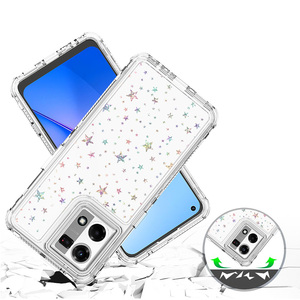 Tùy Chỉnh 360 Đầy Đủ Cơ Thể Bảo Vệ Laser Khắc Mô Hình Giấy Bling Long Lanh Cover Quay Lại Trường Hợp Điện Thoại Cho Oppo Reno 15 15Pro <span class=keywords><strong>7</strong></span> 4G - Product Image 2