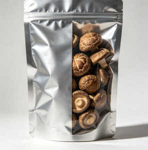 Pochette transparente refermable avec fermeture éclair, en aluminium réutilisable, à fond soufflé, anti-humidité, pour le stockage alimentaire, les aliments pour bébés et les chewing-gums - Product Image 2