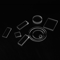 Disques en verre saphir optique Leikong personnalisés, haute transparence, 10 mm, tailles OEM de 1 à 100 mm pour applications optiques industrielles