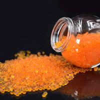 Gel de silice changeant de couleur de 1 à 3 mm, de l'orange à l'indicateur incolore, agent chimique auxiliaire
