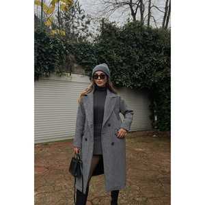 Gabardina Negra Cruzada con Capucha Desmontable, Transpirable y Elegante, Diseño con Botones, Talla XL - Product Image 5