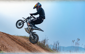 มอเตอร์ไซค์ไฟฟ้าออฟโรด KuKirin X1, ยางขนาด 14/12 นิ้ว, เบรกไฮดรอลิก, หน้าจอ LED, สำหรับการท่องเที่ยวและพนักงานส่งของ - Product Image 5