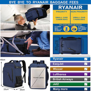 座椅下手提袋20L小手提行李背包客舱尺寸飞机飞行包旅行背包 - Product Image 5