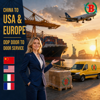Agent d'expédition de fret express DHL UPS FedEx, livraison DDP porte-à-porte, LCL Express Europe, États-Unis, Italie, France