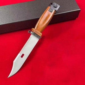 Customized 1095 Steel Fixed Blade <b>Plastic</b> Handle <b>Pocket</b> Knife Multifunctional DIY Expedition Survival ODM OEM Support 1 Year - Product Image 3