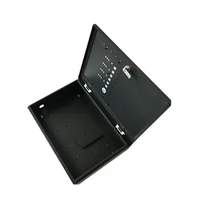 Caja personalizada para trabajos de soldadura, fabricación de chapa metálica, con recubrimiento de polvo negro