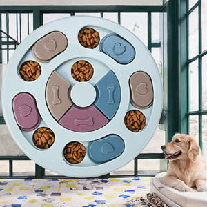 Juguetes de Plástico para Perros, Rompecabezas de Entrenamiento de Inteligencia, Diseño de Dibujos Animados, Ecológicos, para Enriquecimiento Mental, Dispensador de Comida Lenta, Juguetes para Mascotas - Product Image 2