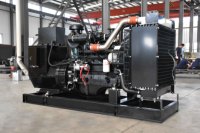 Générateur diesel silencieux à châssis ouvert 220 kVA 176 kW, démarrage automatique, démarrage à distance, fonction ATS, grande puissance de secours commerciale – Vente chaude