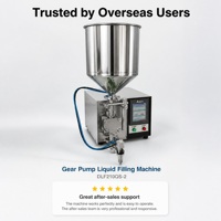 Machine de remplissage à pompe à engrenages SINBON - Machine d'emballage rapide pour crèmes et pâtes alimentaires, boissons, compacte semi-automatique